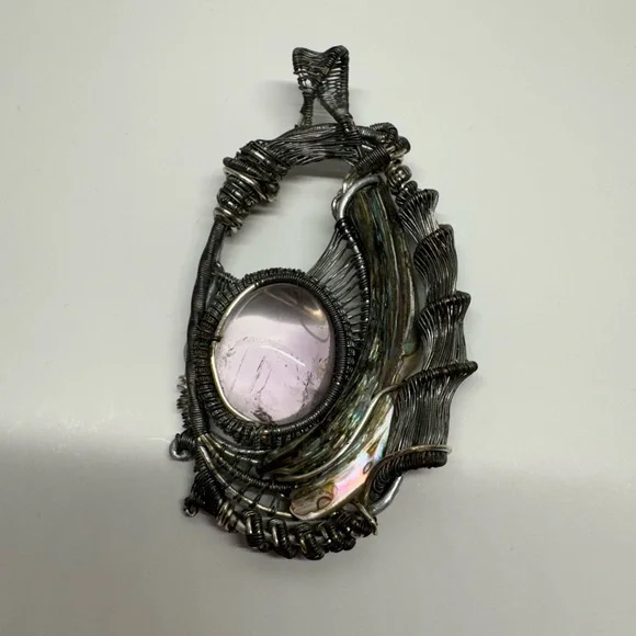 Wire Wrapped Pendant | Handmade - Picture 3 of 10